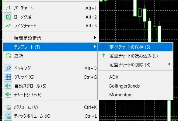 MT5の便利な機能と使い方2